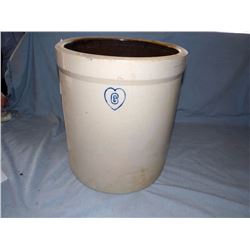 6 gal. salt glaze crock, nice