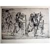Image 1 : STEINLEN.- Poilus en marche. Pointe sèche en...
