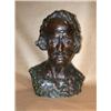 Image 1 : DE GROUX, Henry.- Buste de Baudelaire. Bronze...