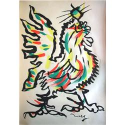LURCAT, Jean.- Domaine. (Poèmes et illustrati...