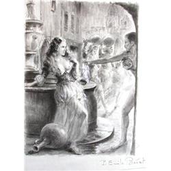 BOYLESVE, René.- Les Bains de Bade. Pointes-s...