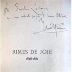 HANNON, Théodore.- Rimes de Joie. Avec une pr...