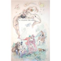 Livre édition Originale HARAUCOURT La Légende Des Sexes Illustré Par VILLA - Très Bel état, Littérature
