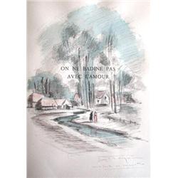 MUSSET, Alfred de.- On ne badine pas avec l'a...