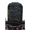 Image 1 : Natural Green Jade Dragon Pendant