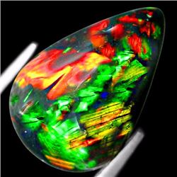 Natural Black Harlequin Ethopian Opal 5.16 Carats