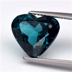 Natural London Blue Topaz Heart 5.90 Carats