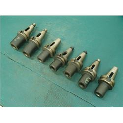 BT40 #3 & #4 Morse Taper Holders, (2) #4, (4) #3