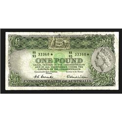 Commonwealth of Australia, ND (1953-60) Replacement / Star Note.