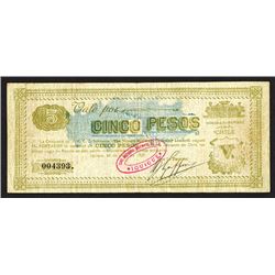 Nitrate Railways Co. Ltd. 1898 Issue.