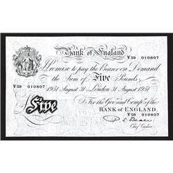 Bank of England. 1951 Issue.