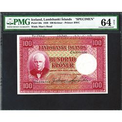 Landsbanki Islands. 1928 Issue.