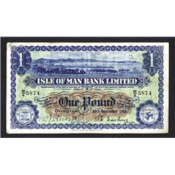 Isle of Man Bank Ltd. 1959 Issue.