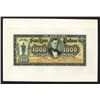 Image 1 : Banco de San Luis Potosi. 1897 Issue Proof Banknote..
