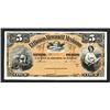 Image 1 : Banco Mercantil Mexicano. 1882 Issue Proof Banknote..