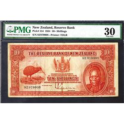 Reserve Bank of New Zealand, 1934 "Pound System" Banknote.