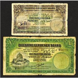 Palestine Currency Board. 1927 Issue.