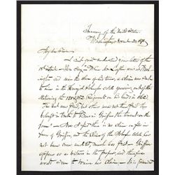 Francis Spinner Letter, 1871.