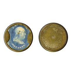 J. Gault, 1 Cent, Encased Postage.