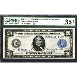 Federal Reserve Note $20. 1914.