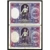 Image 2 : Hong Kong & Shanghai Banking Corp. 1935 Issue Banknote Pair.