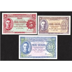 Board of Commissioners of Currency, Malaya. 1941 Issue.