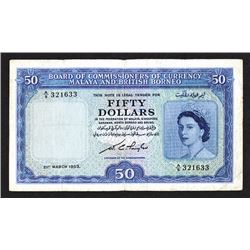 Board of Commissioners of Currency, 1953 Issue Banknote.