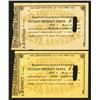 Image 1 : Vladivostok Government Bank 1921 Circulating Bearer Check Issue Pair
