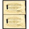 Image 2 : Vladivostok Government Bank 1921 Circulating Bearer Check Issue Pair