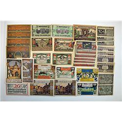 Notgeld group, ca.1920-22 Issues.