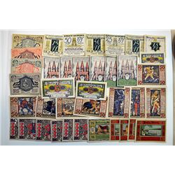 Notgeld group, ca.1921-22 Issues.