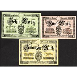 Stadt Darmstadt. 1918 Issue.