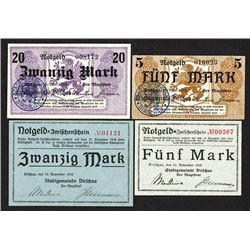 Stadt Dirschau. 1918 Issues.