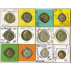 2 pence thru 1/2 Crowns.