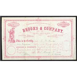 Brooks & Co. 1880.
