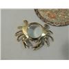Image 2 : DESK VINTAGE ITEMS COPPER BOOK ENDS CRAB MAGNIFIER