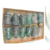 Image 1 : LOT 12 ANTIQUE VINTAGE GLASS INSULATORS ELECTRIC