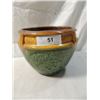 Image 2 : MAJOLICA? POTTERY PLANTER NOT MARKED