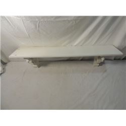 NICE WHITE SHABBY CHIC WALL SHELF