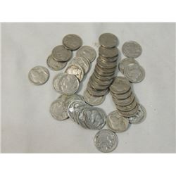 FULL ROLL BUFFALO NICKELS FULL DATE