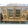 Image 1 : ANTIQUE VITRINE SIDEBOARD BUFFET CABINET