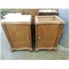 Image 1 : PAIR OF 1950'S NIGHTSTANDS MARBLE TOP