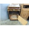 Image 2 : WOOD NIGHTSTAND WITH DRAWER ANTIQUE VINTAGE