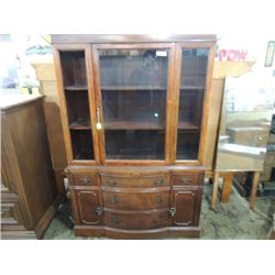 ANTIQUE VINTAGE CHINA CABINET HUTCH