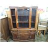 Image 1 : ANTIQUE VINTAGE CHINA CABINET HUTCH