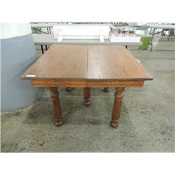 ANTIQUE SQUARE OAK TABLE DINING