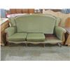 Image 1 : ANTIQUE VINTAGE GREEN SOFA EARLY AMERICAN