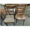 Image 2 : 4 ANTIQUE CHAIRS ONE ROCKER ALL FOR ONE MONEY
