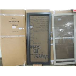 BRAND NEW STORM DOOR WITH HARDWARE $450