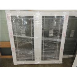 NEW DOUBLE CASEMENT WINDOW 56" X57" $600